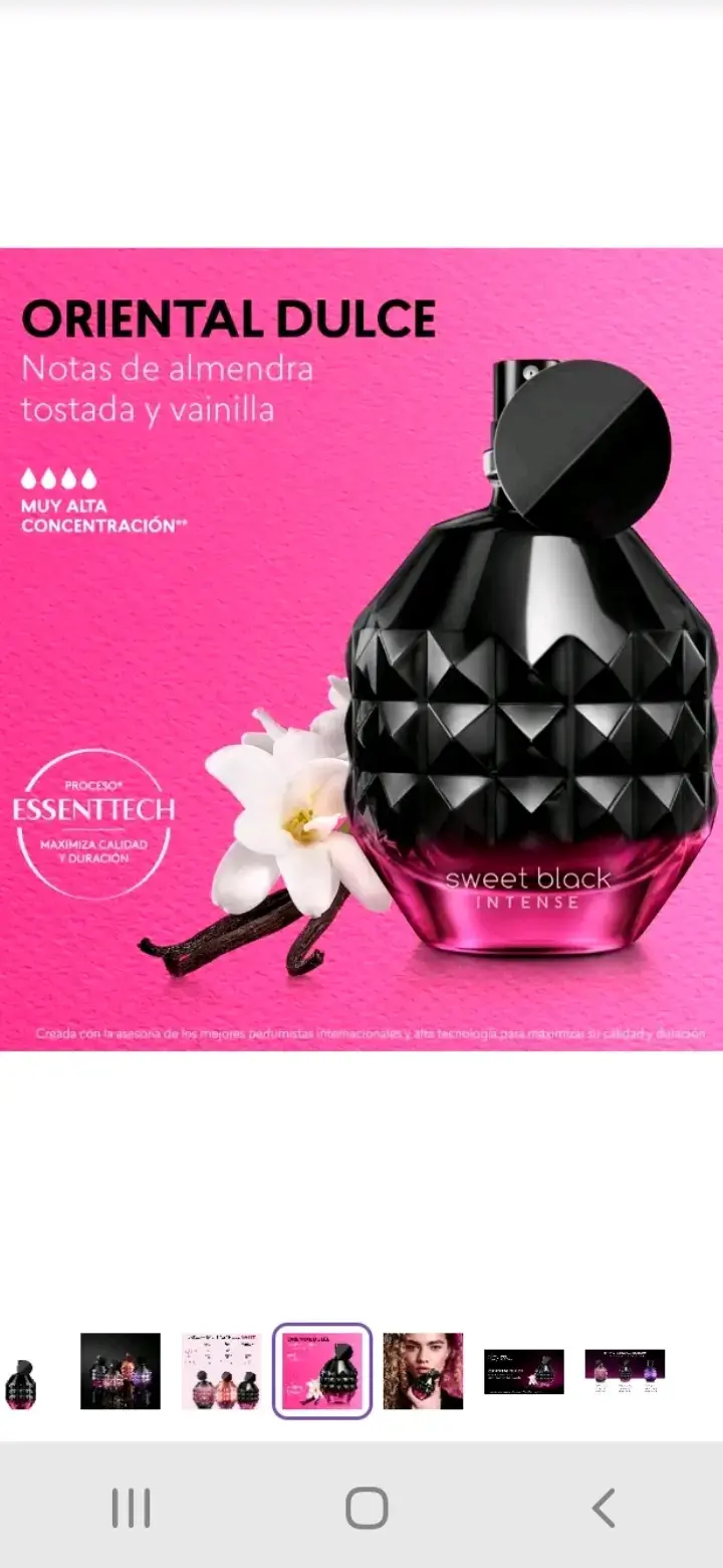 Perfume Sweet Black Intense Oriental Dulce - 2