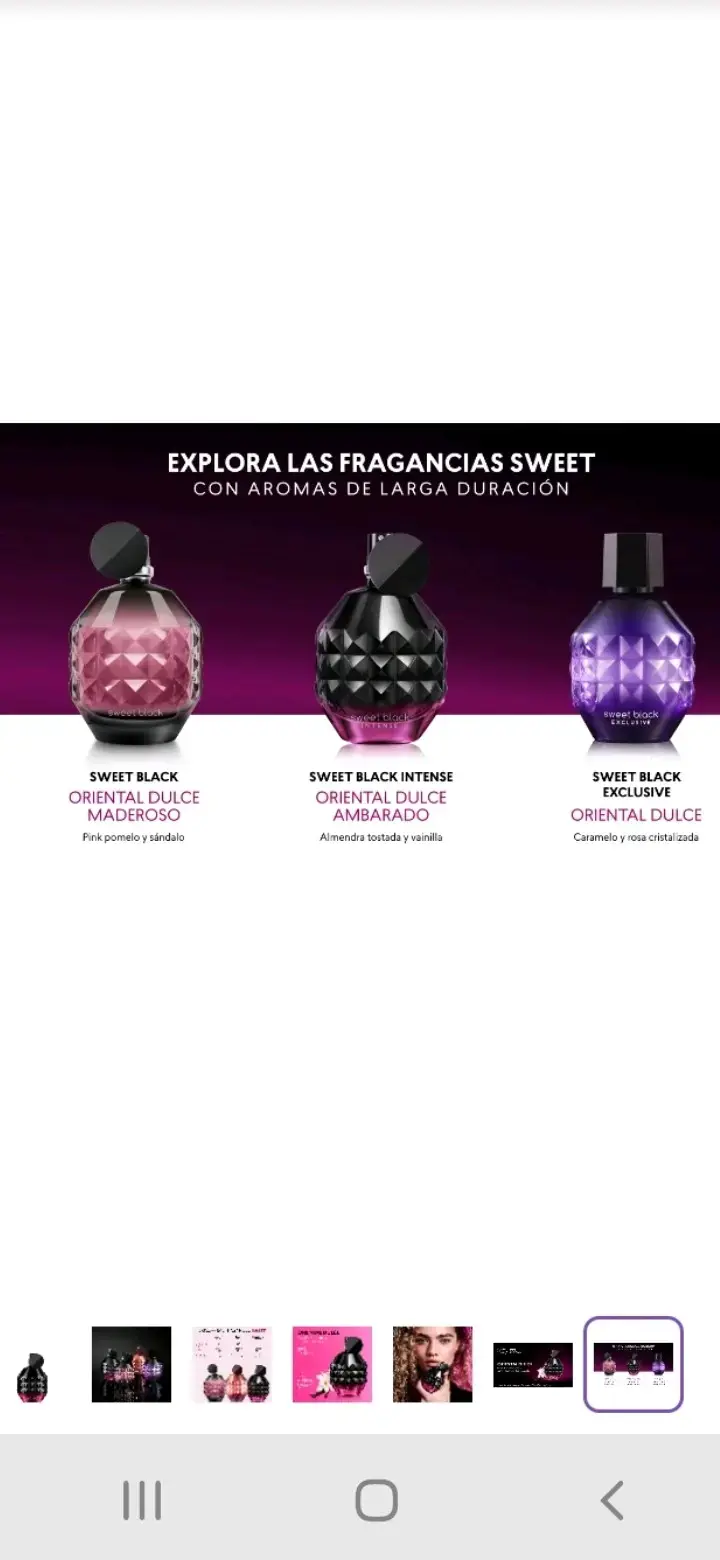 Perfume Sweet Black Intense Oriental Dulce - 3