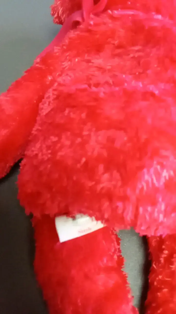 Osito de peluche rojo suave - 3