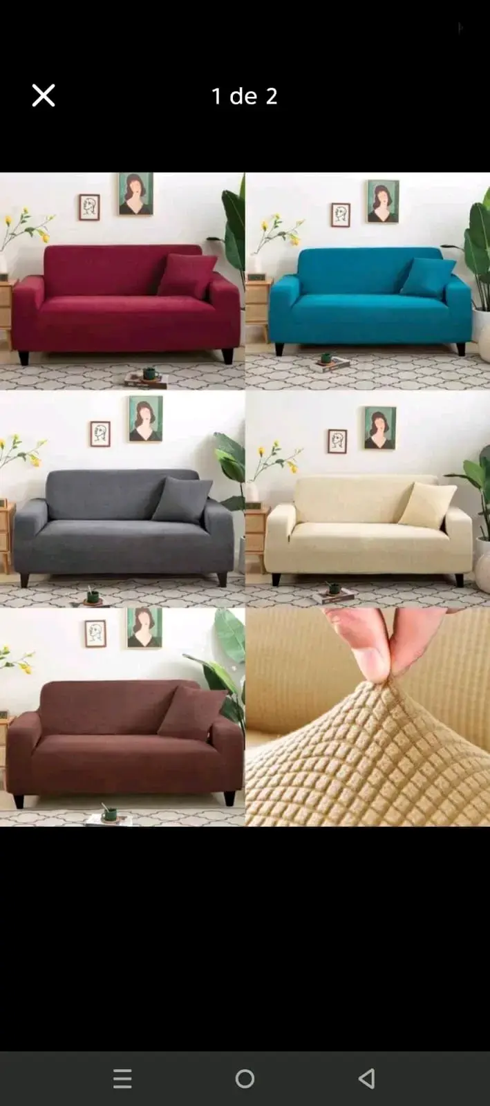 Fundas para sillas y sillones diferentes colores - 2
