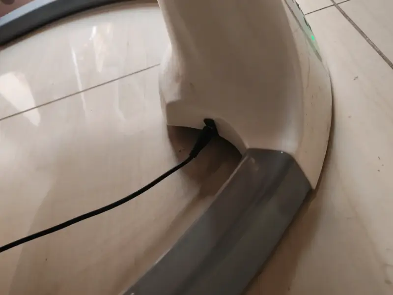 Silla mecedora eléctrica para bebé gris - 2
