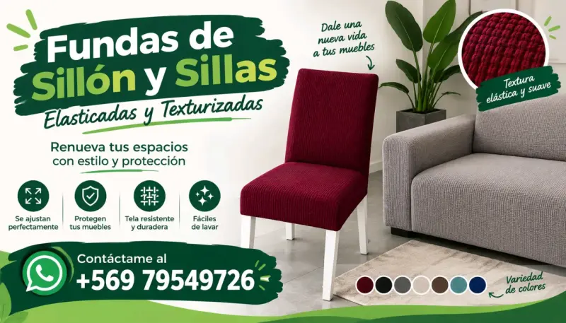 Fundas para sillas y sillones diferentes colores - 1