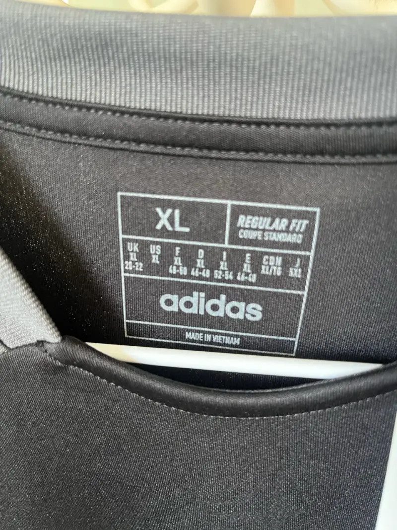 Polera Deportiva Negra Adidas - 3