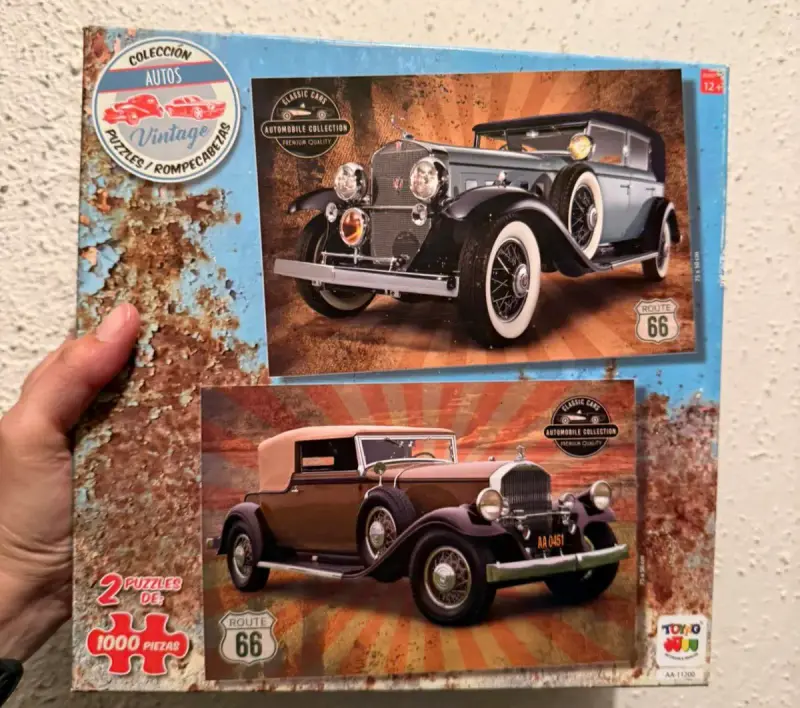 Rompecabezas Vintage Autos 1000 Piezas