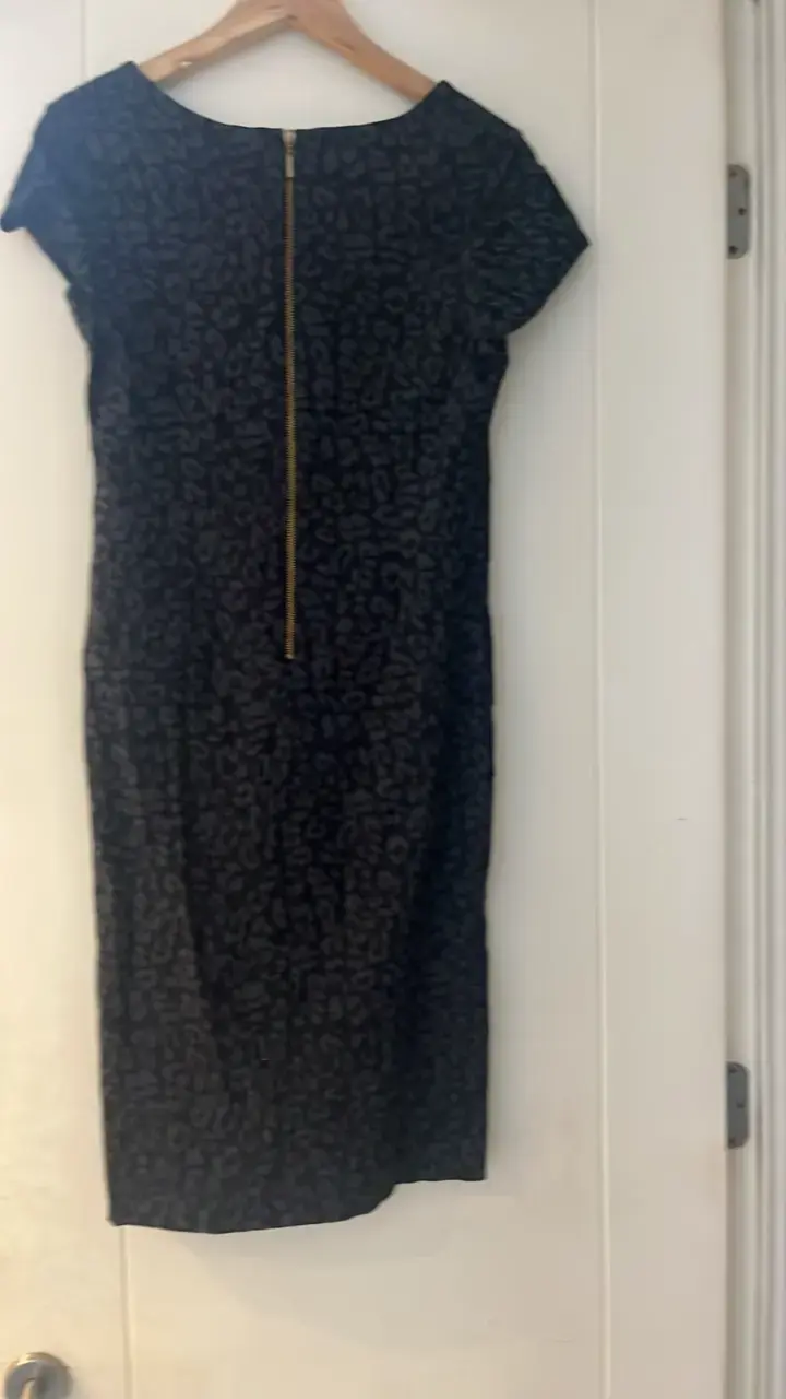 Vestido negro con estampado animal print BNY'S - 3