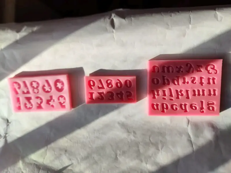 Moldes de silicona - 1