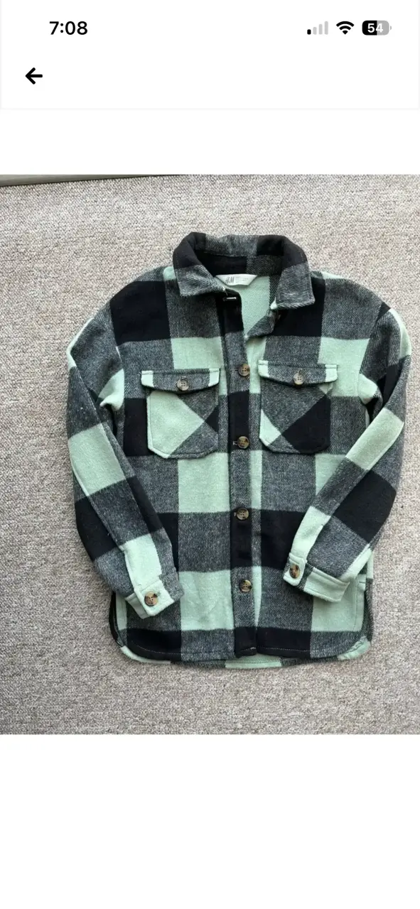 Camisa de franela a cuadros H&M para niño - 2