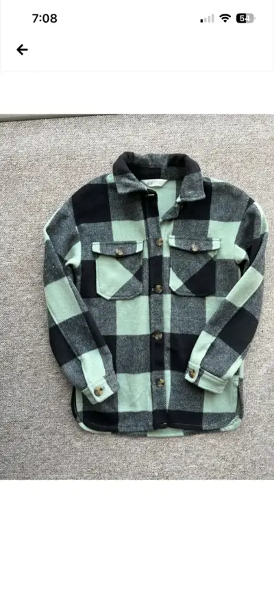 Camisa de franela a cuadros H&M para niño - miniatura 2