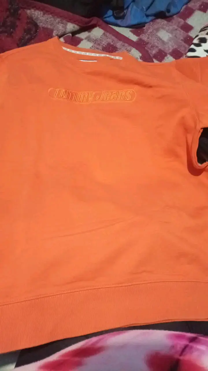 Polerón Tommy Jeans naranja para hombre - 2