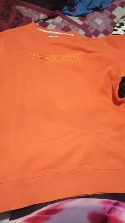 Polerón Tommy Jeans naranja para hombre - miniatura 2