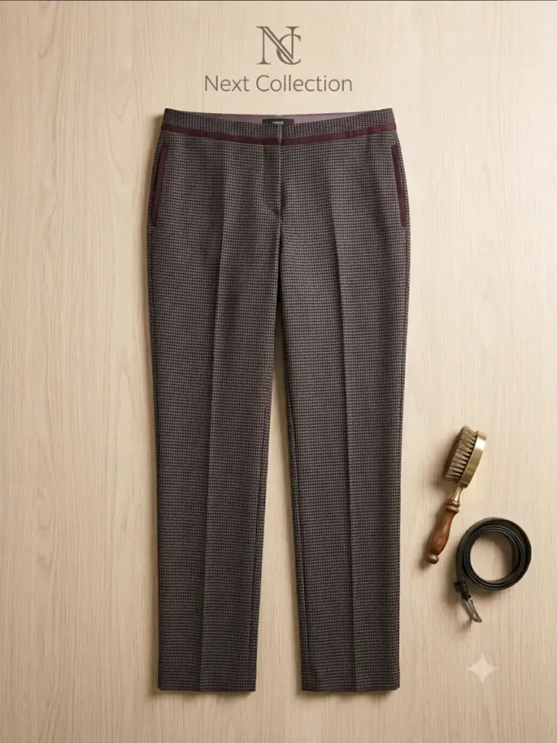 Pantalones de mujer a cuadros Next Collection - 3