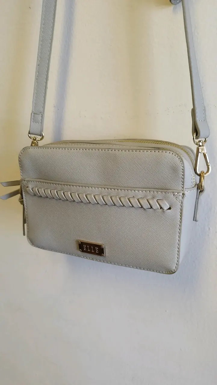 Cartera cruzada gris Elle elegante - 1