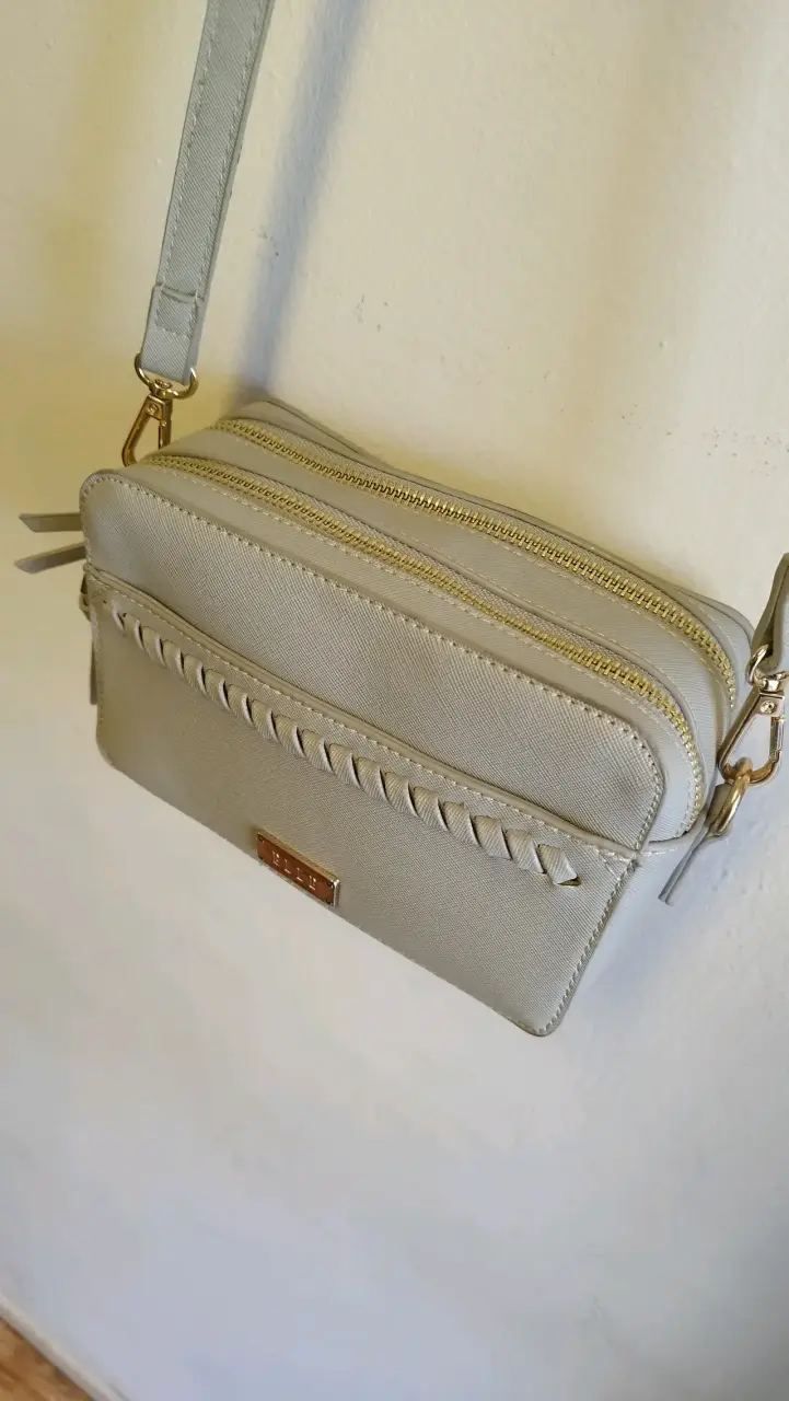 Cartera cruzada gris Elle elegante - 2