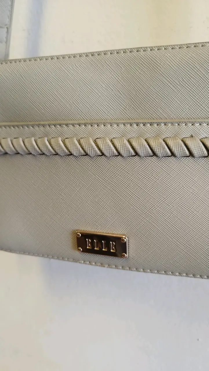 Cartera cruzada gris Elle elegante - 3