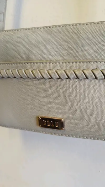 Cartera cruzada gris Elle elegante - miniatura 3