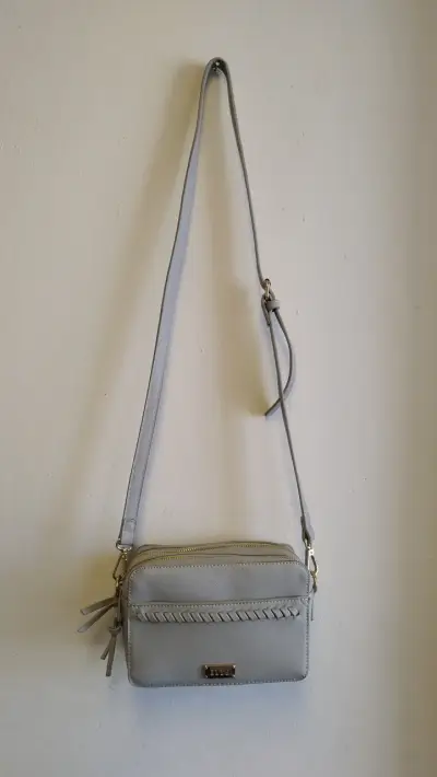 Cartera cruzada gris Elle elegante - miniatura 4