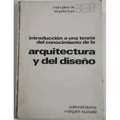 Libro Introducción a la Teoría de la Arquitectura y Diseño - miniatura 1