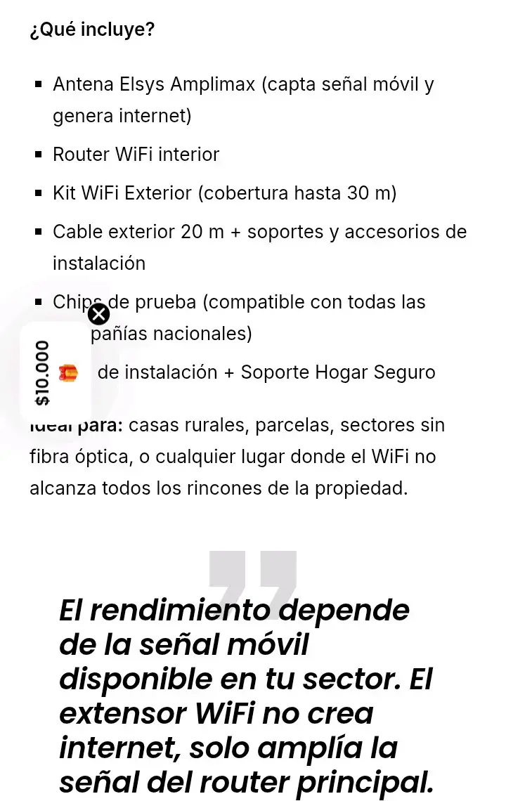 Kit Antena Elsys Amplimax con Router WiFi - 2