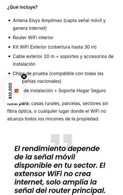 Kit Antena Elsys Amplimax con Router WiFi - miniatura 2