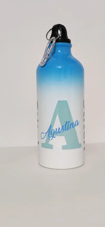 Botella de agua Stitch personalizada azul - miniatura 3