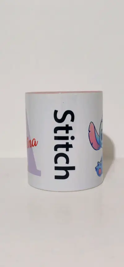 Botella de agua Stitch personalizada azul - miniatura 4