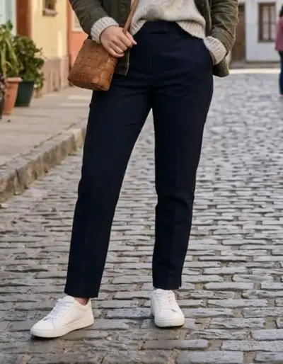 Pantalones Azules The Mia Slim para mujer - miniatura 1