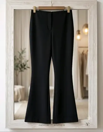 Pantalones de vestir negros H&M para mujer - miniatura 1