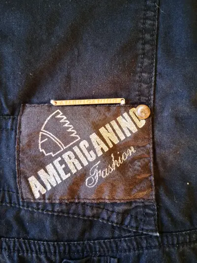 Vestido azul con cierre frontal Americanino - miniatura 3
