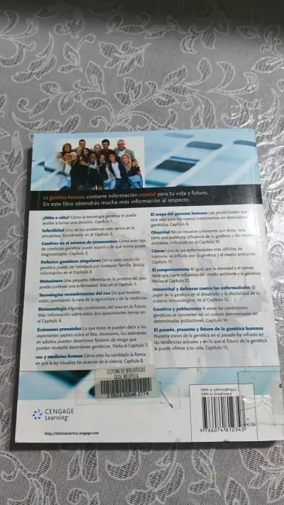 Libro Genética Humana y Sociedad de Yashon y Cummings - miniatura 2