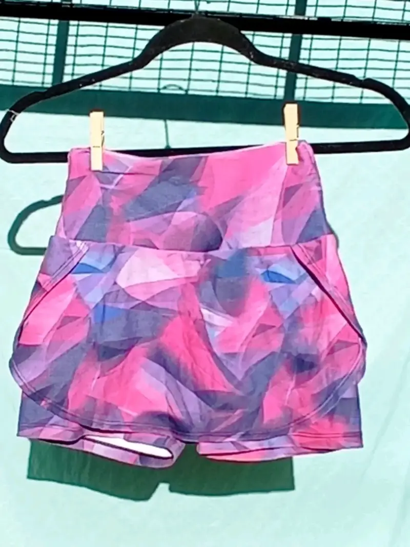 Shorts deportivos mujer estampado geométrico