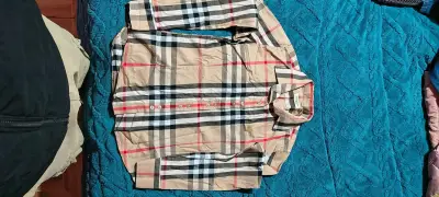 Camisa de cuadros Burberry para mujer - miniatura 1