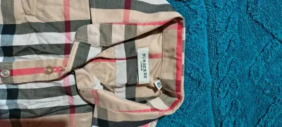 Camisa de cuadros Burberry para mujer - miniatura 3