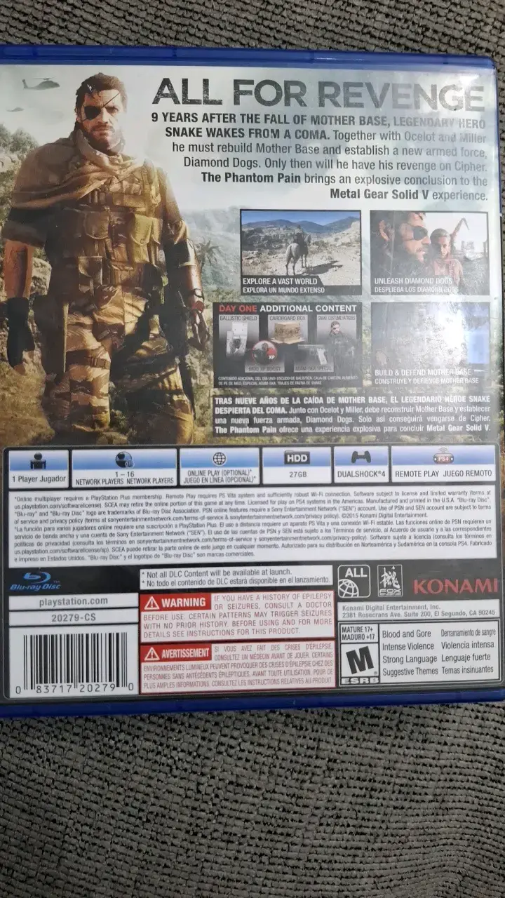 Metal Gear Solid V: The Phantom Pain PS4 Day One Edition - 3