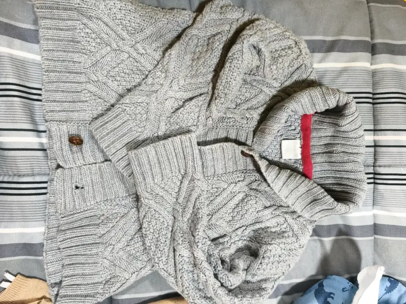 Camisa de niño a rayas con estampado de hojas - 5