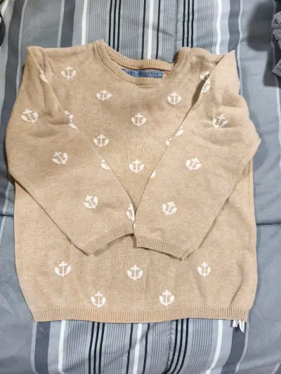 Camisa de niño a rayas con estampado de hojas - miniatura 6
