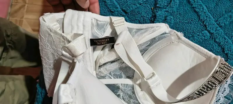 Corset blanco de encaje Victoria's Secret - 3