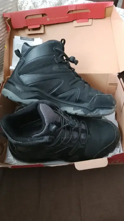 Botas de senderismo negras para niño 37 - miniatura 1