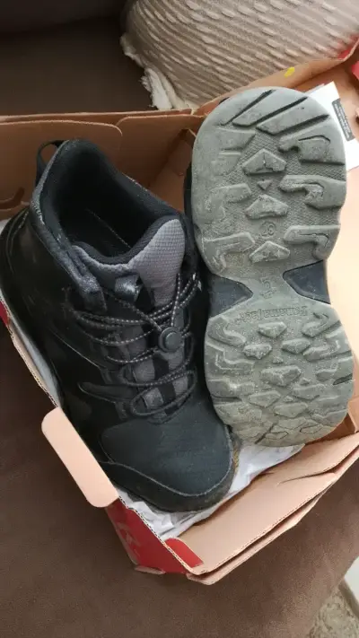 Botas de senderismo negras para niño 37 - miniatura 2
