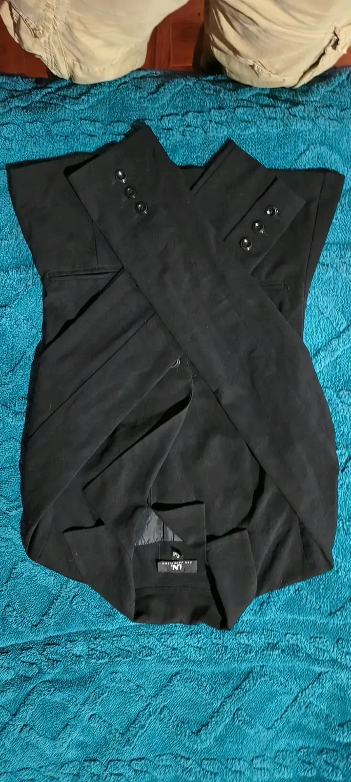Blazer negro elegante para mujer - 3