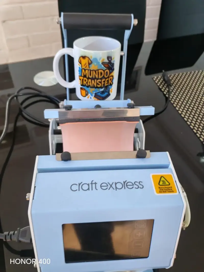 Prensa de calor para tazas Craft Express - 1