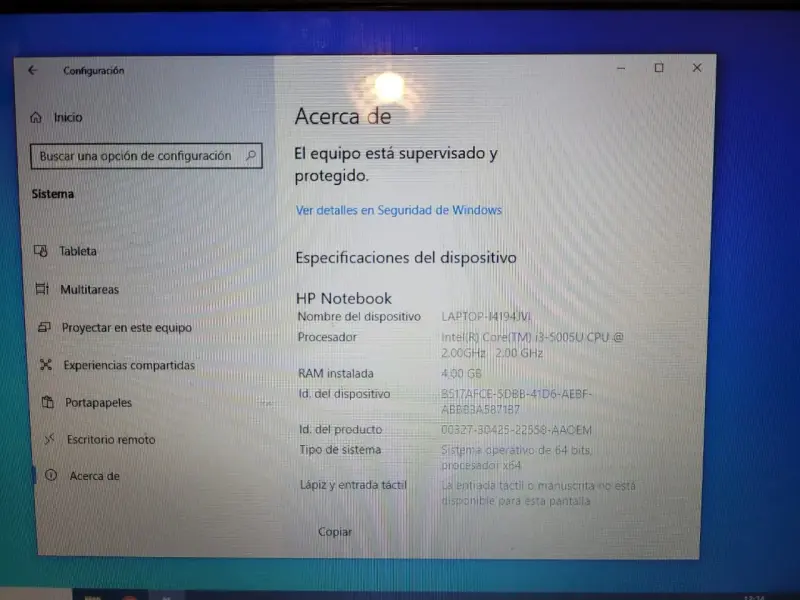 Notebook HP con Intel Core i3 en buen estado - 5