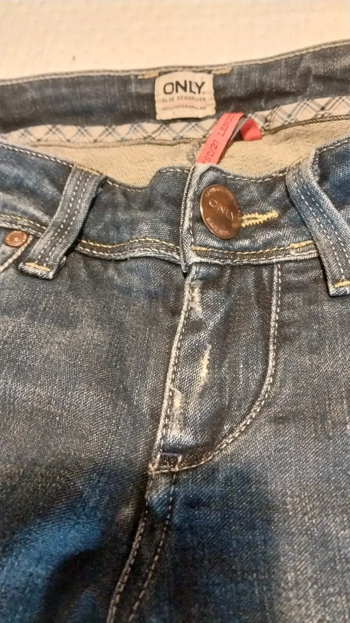 Jeans Skinny Azul Desgastado Only - 3