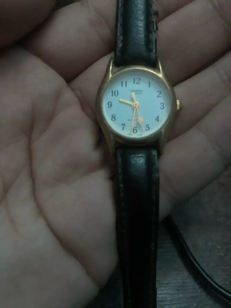 Reloj Casio Mujer Clásico Correa Cuero - 1