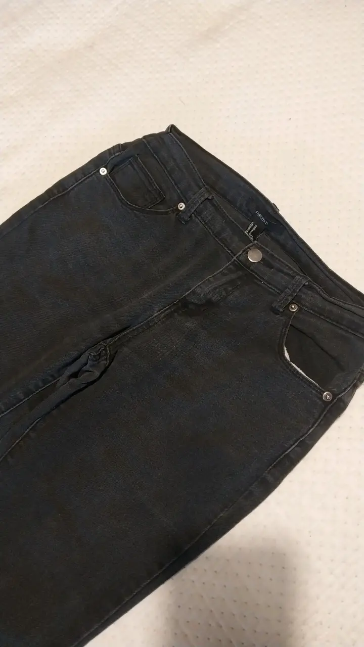 Jeans negros Forever 21 para mujer T40 - 3