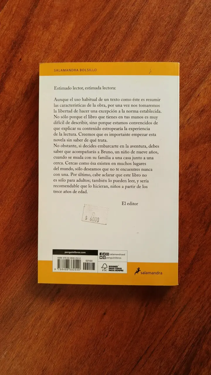 Libro 'El Niño con el Pijama de Rayas' de John Boyne - 2