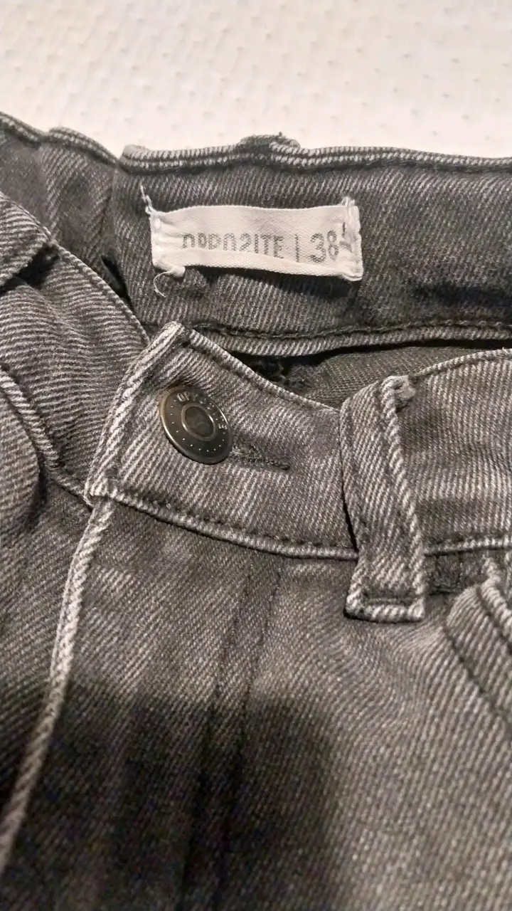 Jeans oposote gris oscuro mujer talla 38 - 2