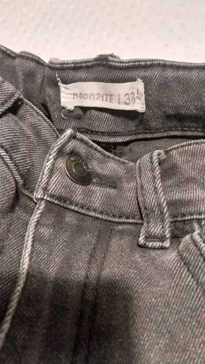 Jeans oposote gris oscuro mujer talla 38 - miniatura 2