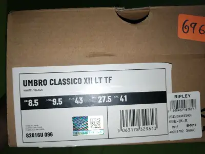 Zapatillas de fútbol Umbro Classico XII blancas - miniatura 3
