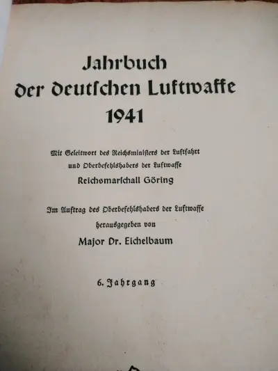 Libro antiguo 'Jahrbuch der deutschen Luftwaffe 1941' - miniatura 2