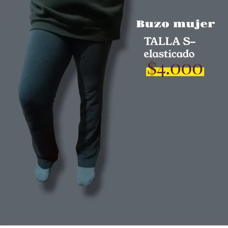 Buzo mujer elástico talla S